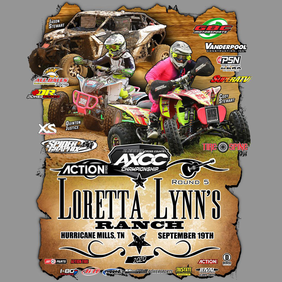 AXCC Round 5 Loretta Lynns Ranch ATV UTV XC Racing